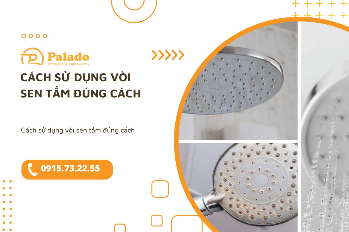 Cách sử dụng vòi sen tắm đúng cách