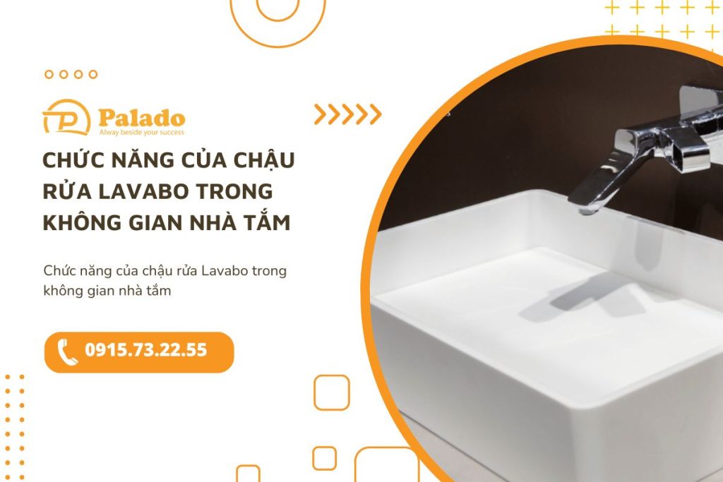 Chức năng của chậu rửa Lavabo trong không gian nhà tắm