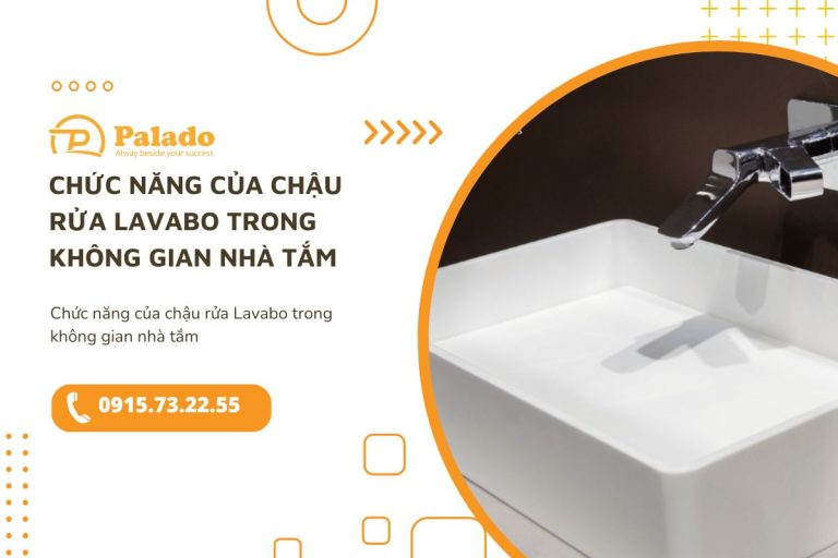 Chức năng của chậu rửa Lavabo trong không gian nhà tắm