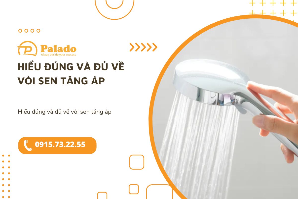 Hiểu đúng và đủ về vòi sen tăng áp