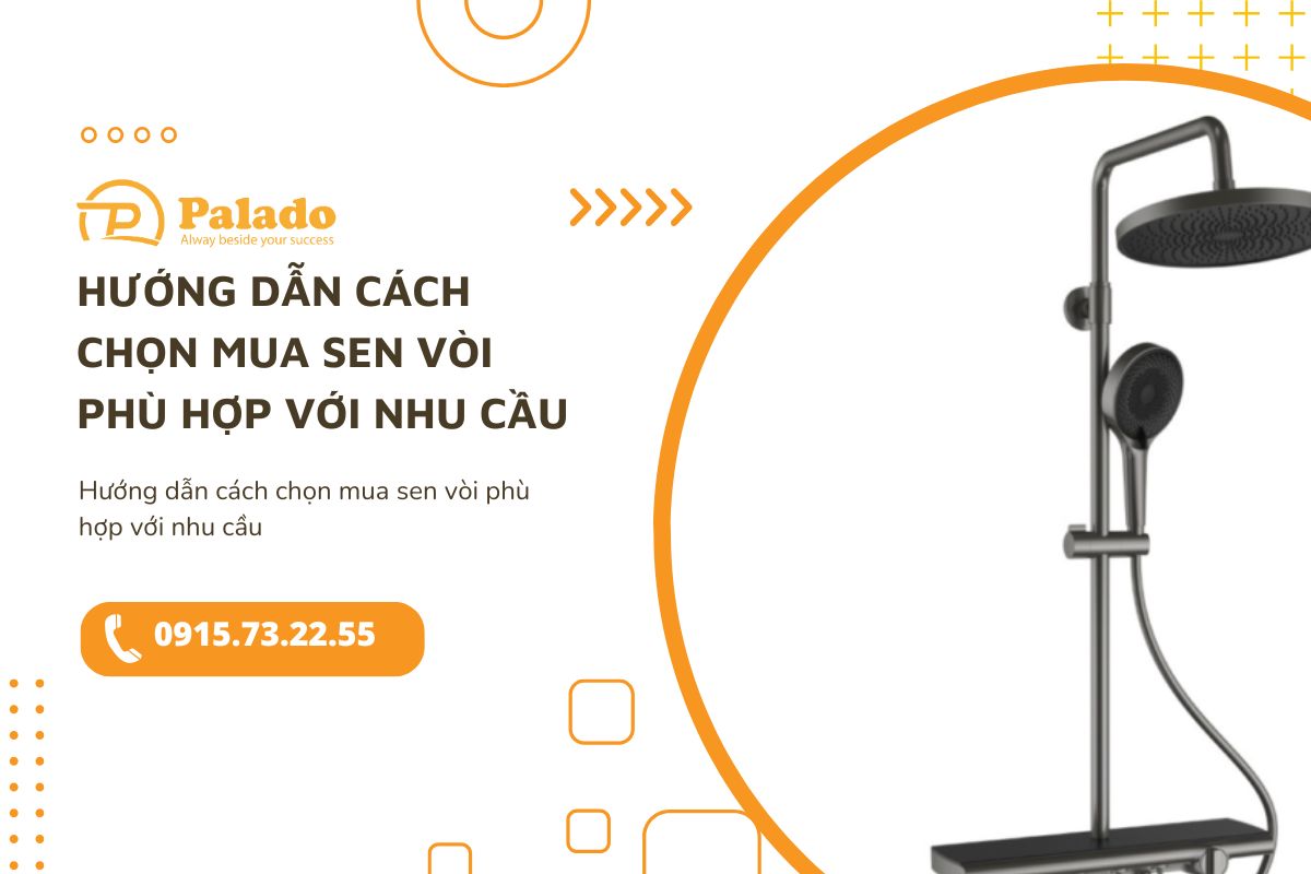 Hướng dẫn cách chọn mua sen vòi phù hợp với nhu cầu