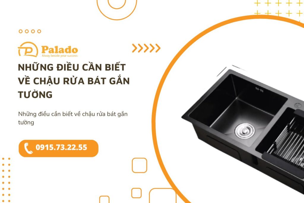 Những điều cần biết về chậu rửa bát gắn tường