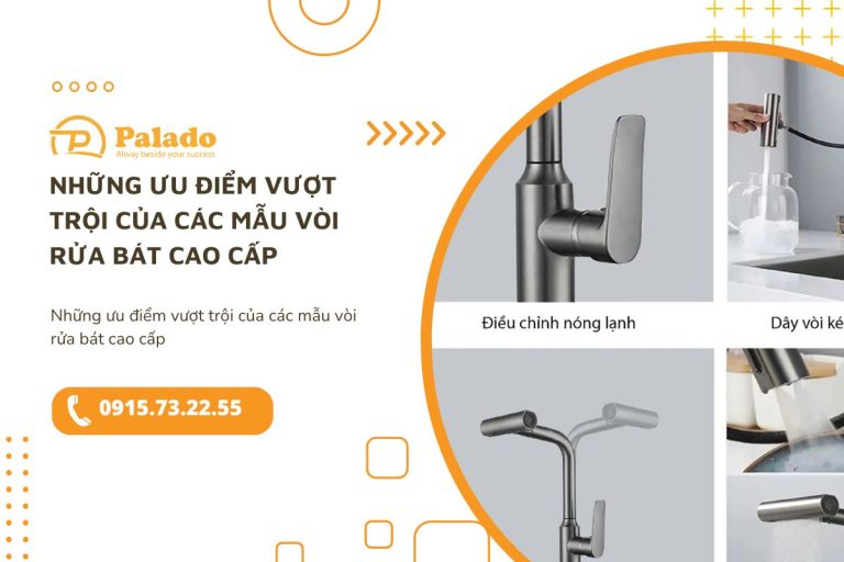 Những ưu điểm vượt trội của các mẫu vòi rửa bát cao cấp