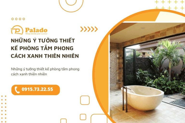 Những ý tưởng thiết kế phòng tắm phong cách xanh thiên nhiên