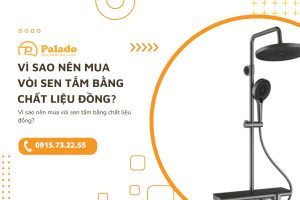 Vì sao nên mua vòi sen tắm bằng chất liệu đồng
