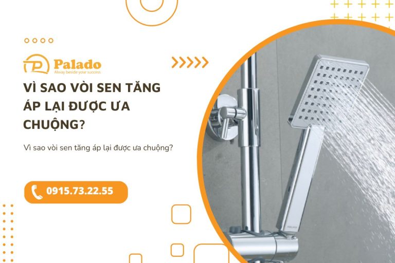 Vì sao vòi sen tăng áp lại được ưa chuộng