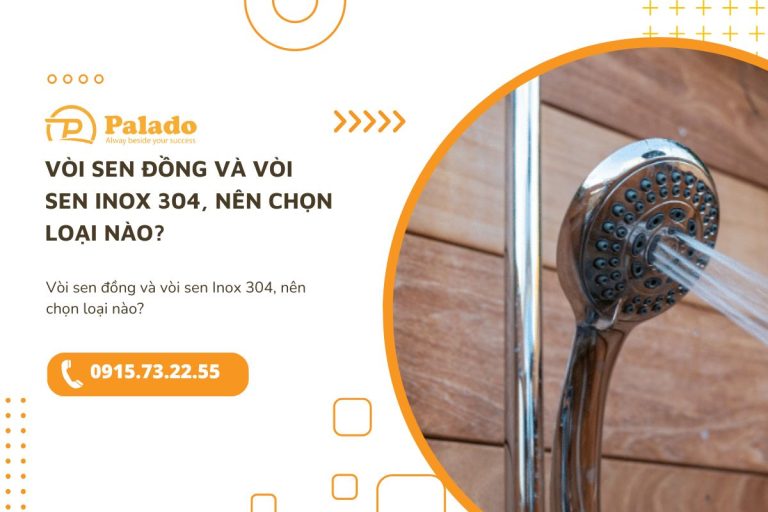Vòi sen đồng và vòi sen Inox 304, nên chọn loại nào