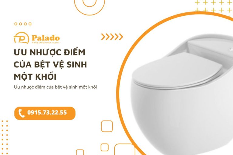 u nhược điểm của bệt vệ sinh một khối