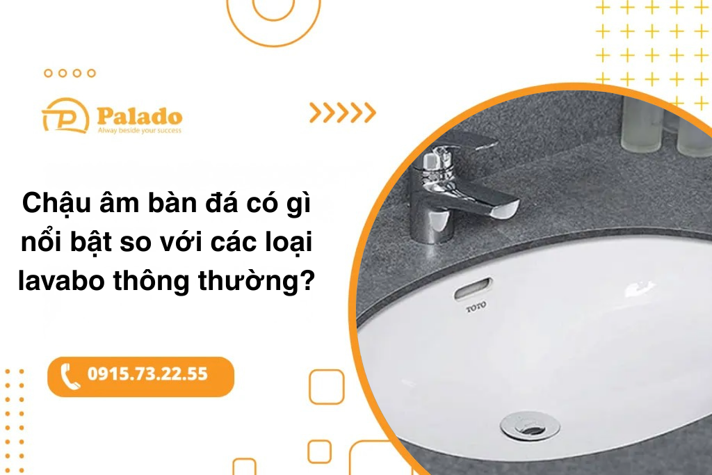 Chậu âm bàn đá