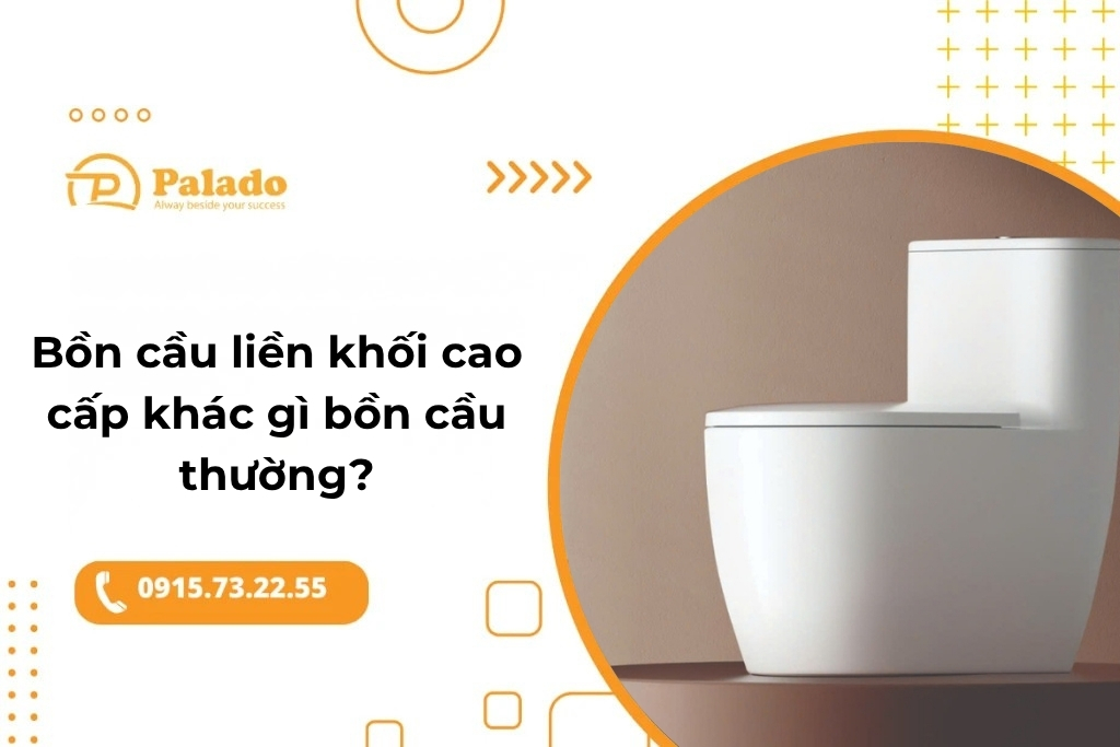 bồn cầu liền khối cao cấp