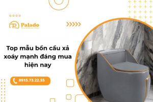 bồn cầu xả xoáy mạnh