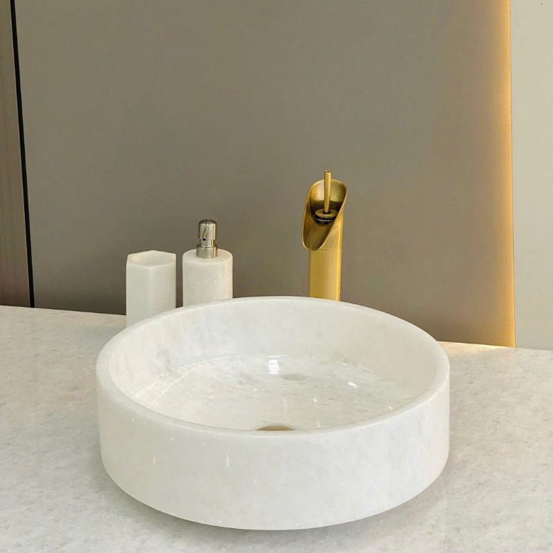 Lavabo tròn đặt bàn