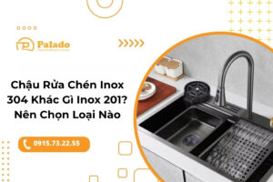 chậu rửa chén inox