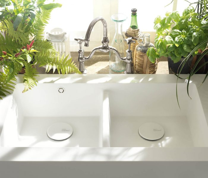 Chậu rửa chén đá