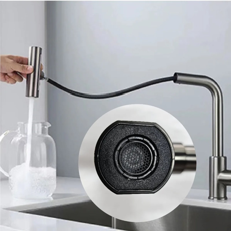 vòi rửa chén dây rút