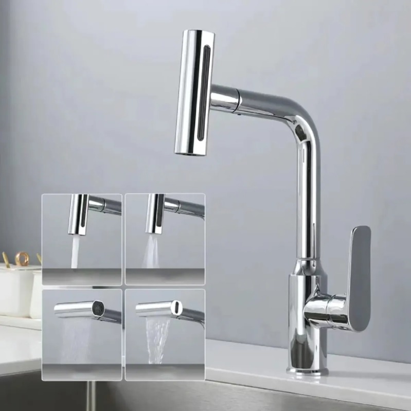 vòi rửa chén dây rút