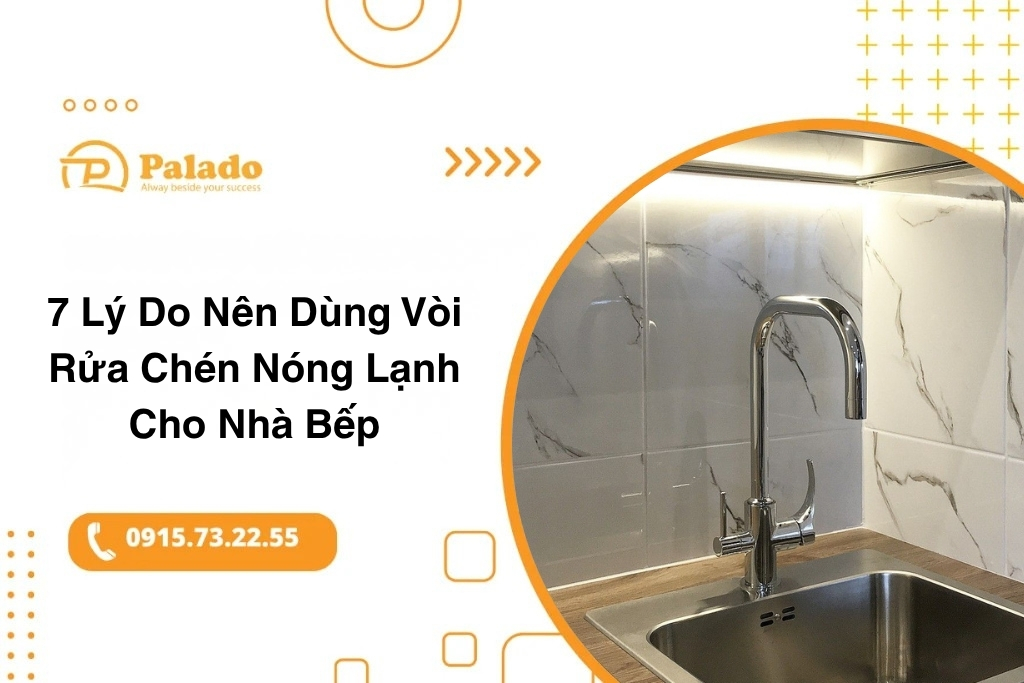 vòi rửa chén nóng lạnh