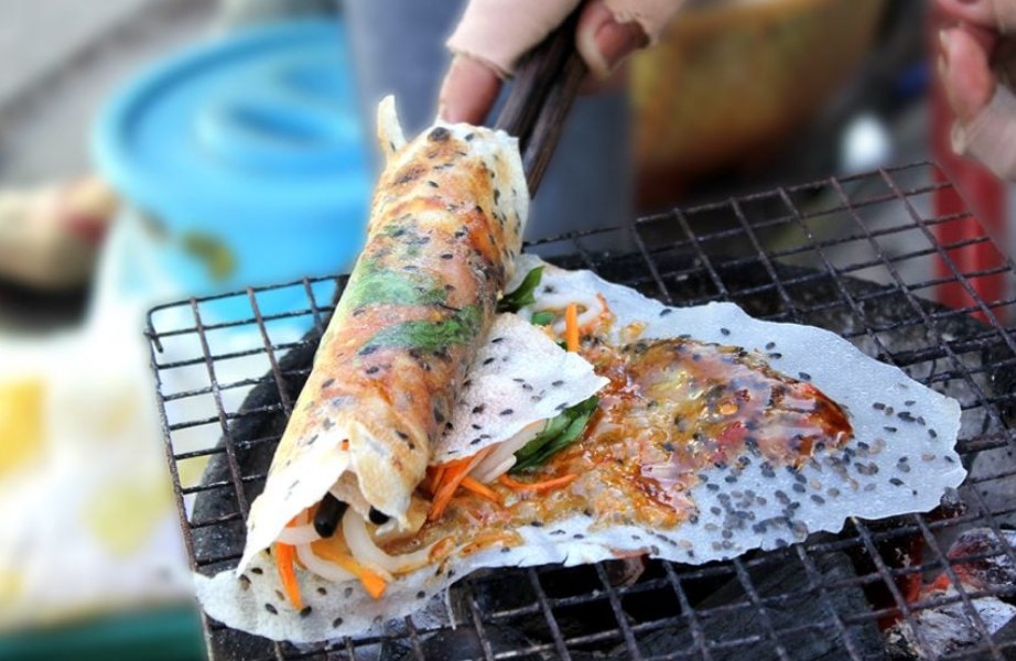 Đặc sản tại Mũi Né, Lâm Đồng_ Bánh tráng nướng