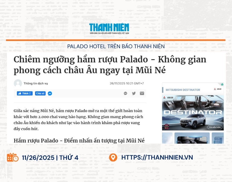 Chiêm ngưỡng hầm rượu Palado – Không gian phong cách châu Âu ngay tại Mũi Né