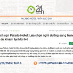 Khách sạn Palado Hotel: Lựa chọn nghỉ dưỡng sang trọng cho du khách tại Mũi Né