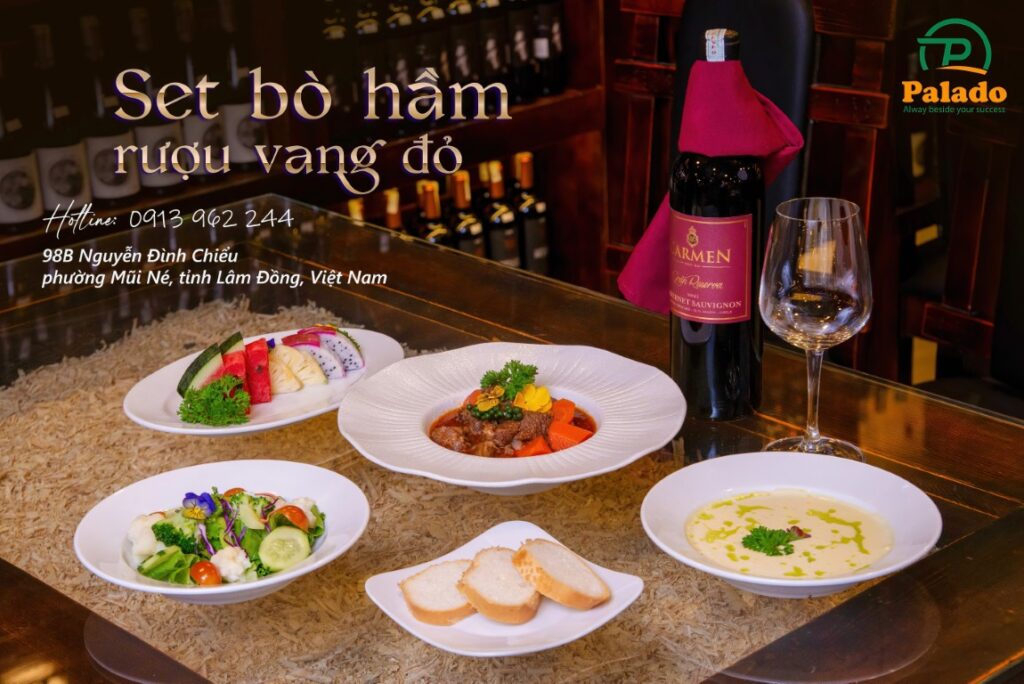 Bò Hầm Rượu Vang Đỏ