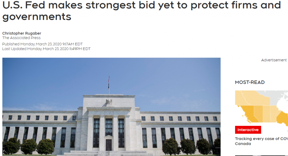 U.S. Fed makes strongest bid yet to protect firms and governments