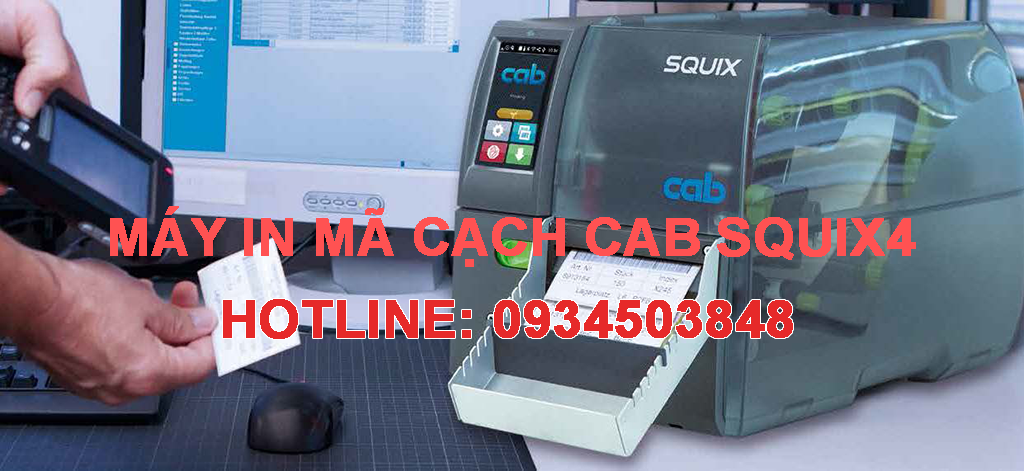 Máy in mã vạch CAB SQUIX4 - Hotline: 0934503848