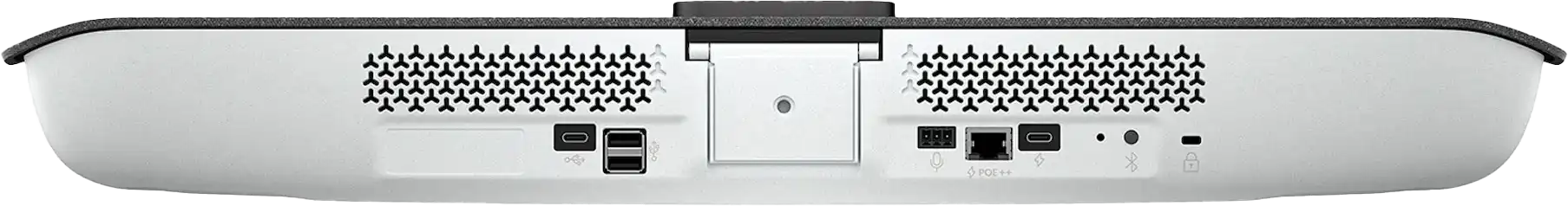 Mặt sau HP Poly Studio V12 và các cổng kết nối