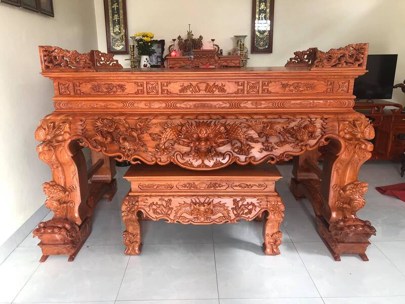 Sập thờ gỗ mít và các tìm hiểu cơ bản mẫu mã, thông số của loại sập này.