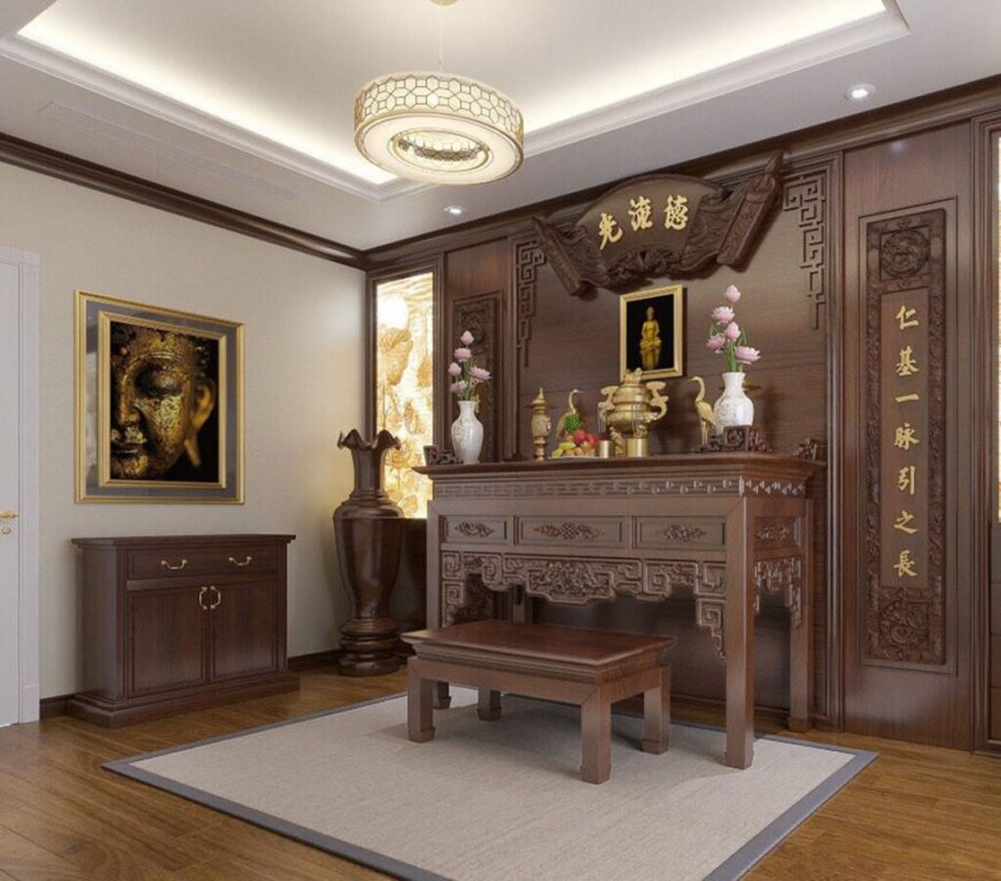 Cách thức để bài trí bàn thờ phù hợp cho mỗi không gian thiết kế riêng.