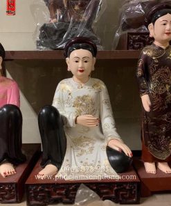 Tượng Cô Bơ Sơn Thếp