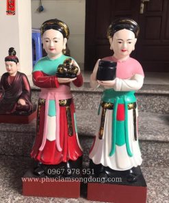 Tượng Cô Quỳnh Cô Quế