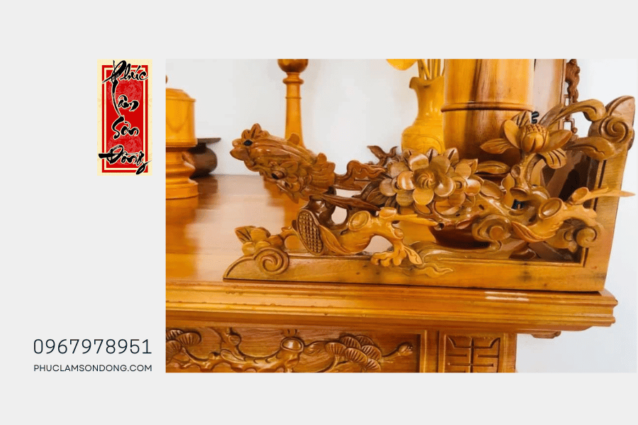 Cơ sở sản xuất đồ thờ cúng mỹ nghệ: Phúc Lâm Sơn Đồng