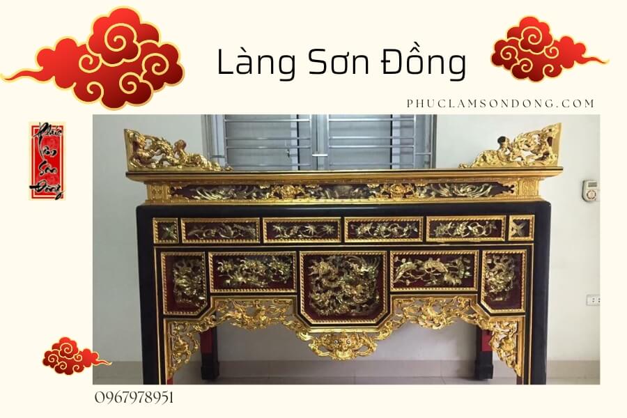 Giới thiệu về làng nghề Sơn Son Thếp Vàng Sơn Đồng