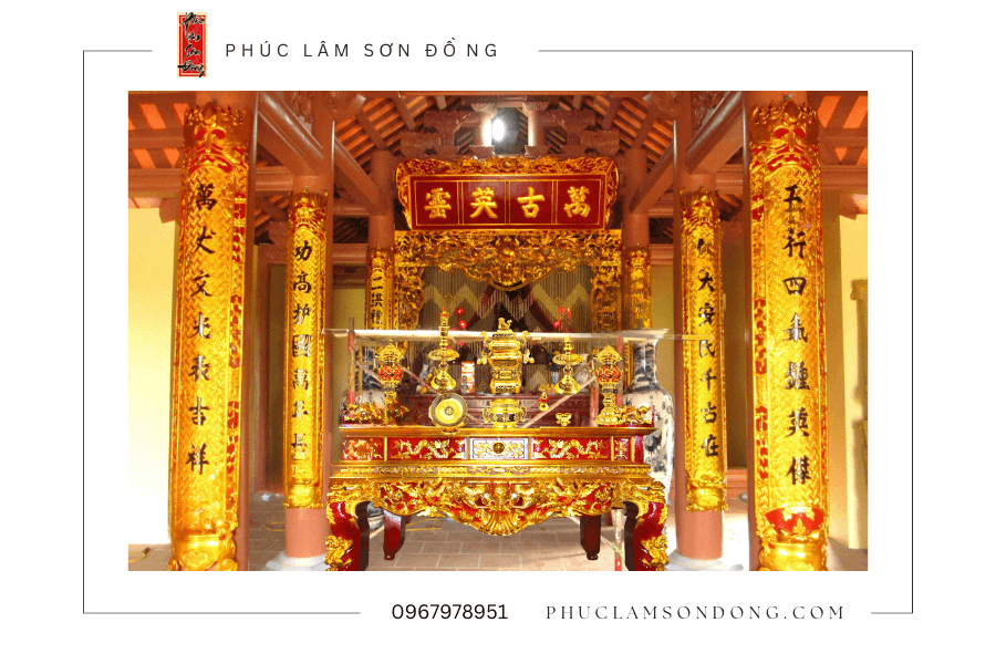 Sơn Son Thếp Vàng: Cách định giá vàng khi đặt hàng sơn son thếp vàng