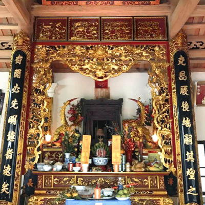 Sập thờ Đơn cấp – Mai Điểu