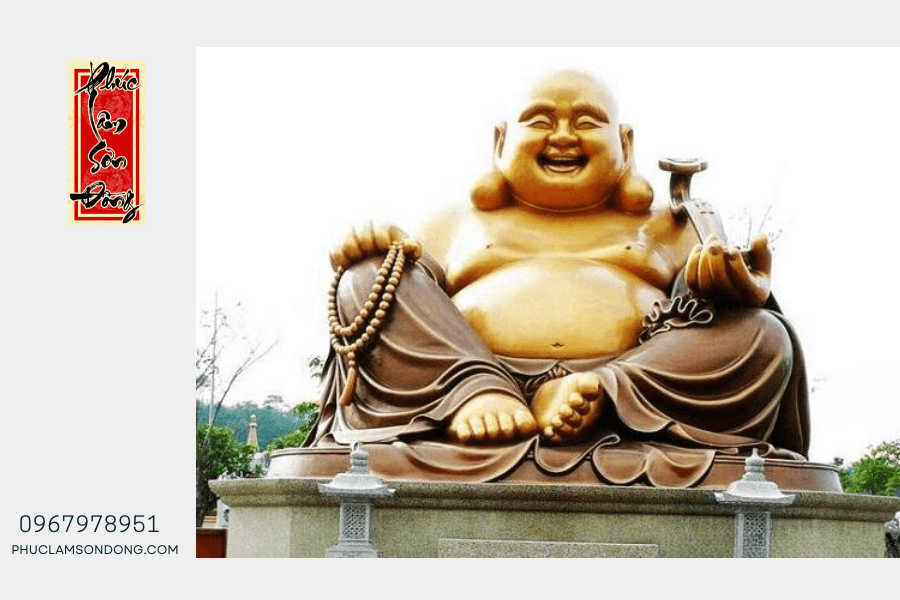 Nụ cười hiền lành, từ bi của Phật Di Lặc