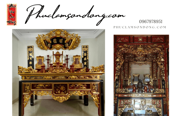 Những loại gỗ tốt thường dùng đóng đồ thờ