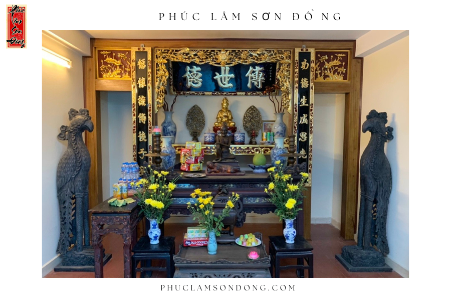 Cách treo hoành phi câu đối