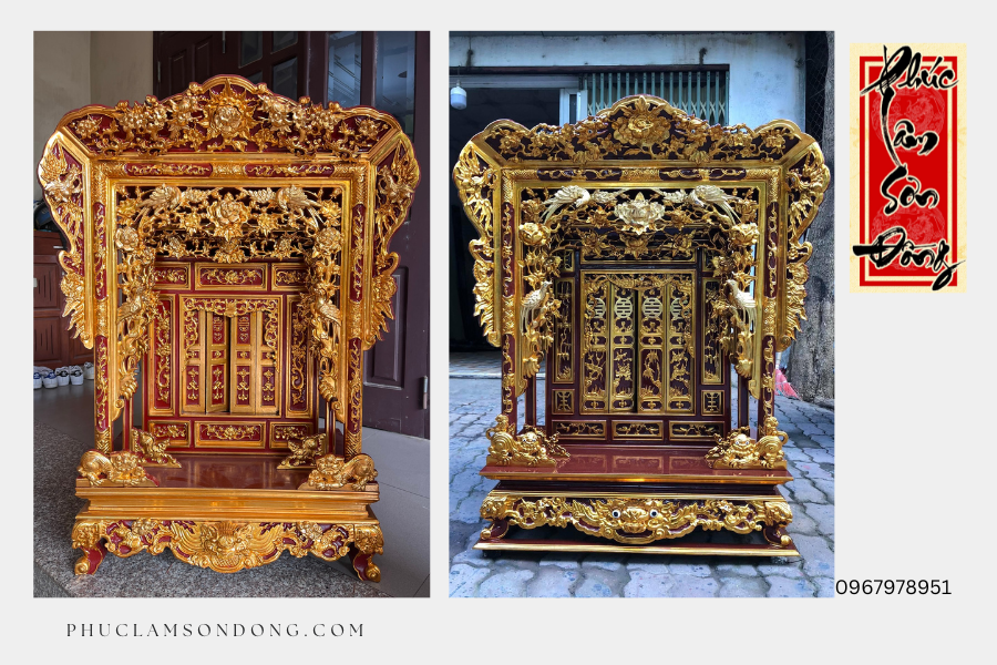 Khám thờ được làm từ chất liệu gì?