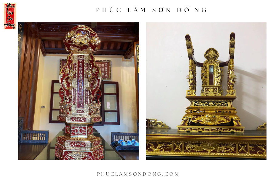 Bài vị và ngai thờ