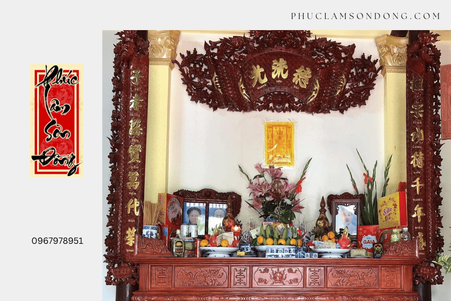 Bảo quản khung ảnh thờ bằng gỗ