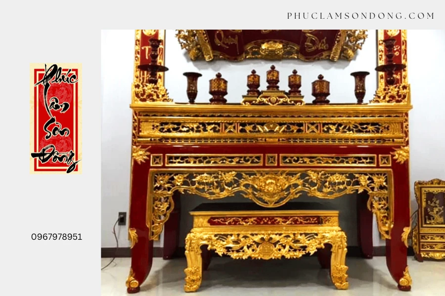 Bàn thờ Án Gian Tứ Linh Hoá