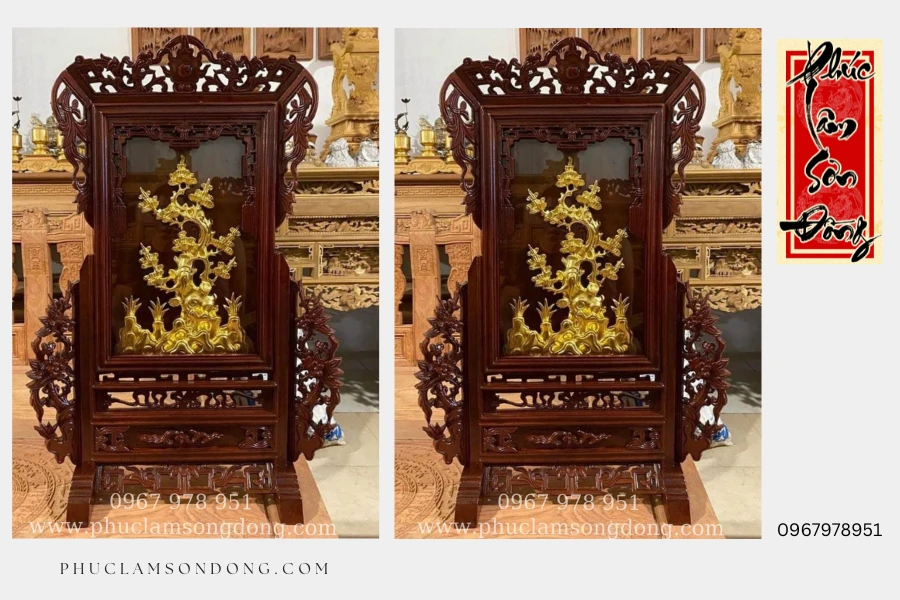 Giá gương thờ mẫu 2