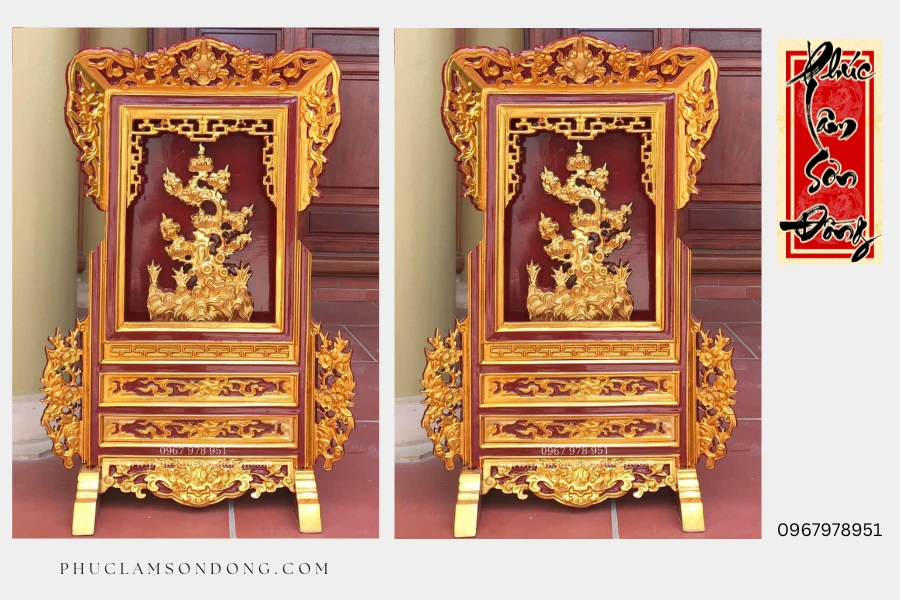 Giá gương thờ mẫu 3