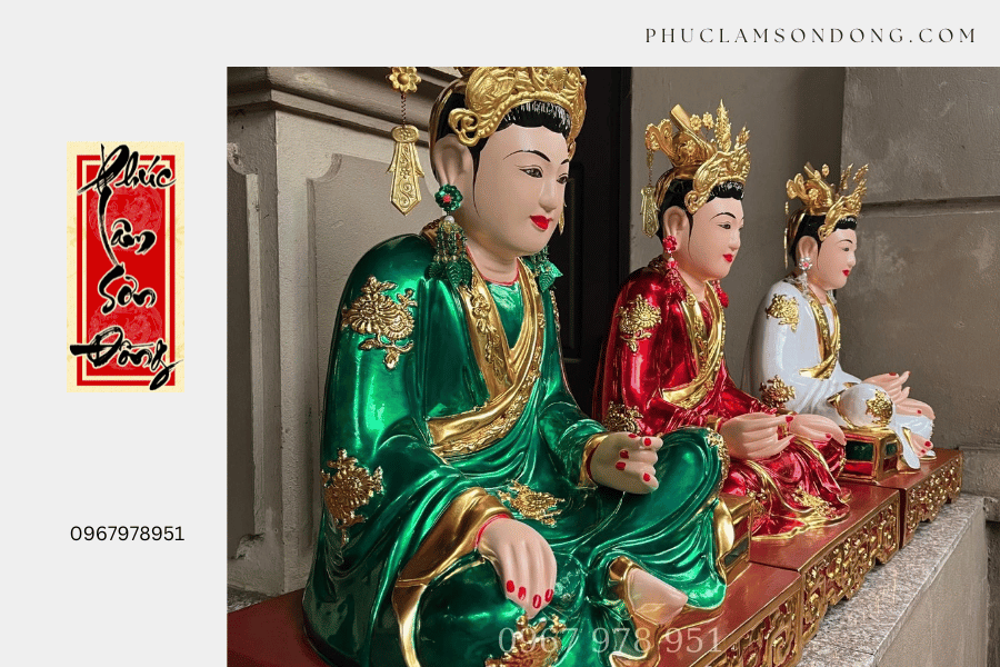 Tượng Tam Toà Thánh Mẫu 7