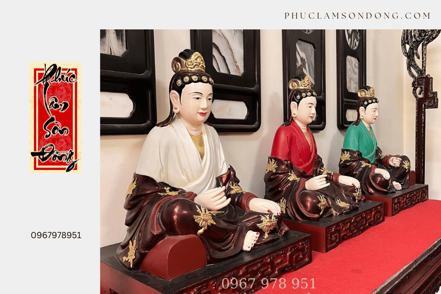 Tượng Tam Toà Thánh Mẫu mẫu 1