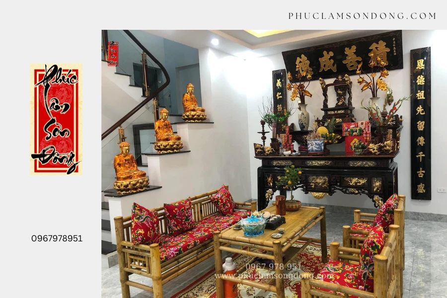 Bộ Sản Phẩm Thờ Tư Gia mẫu 01