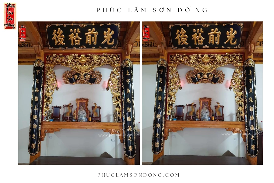 Hoành Phi – Câu Đối – Cửa Võng mẫu 1
