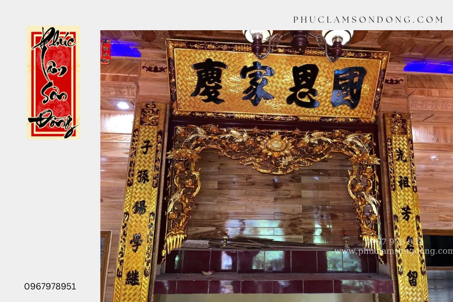 Hoành Phi – Câu Đối – Cửa Võng mẫu 4